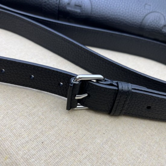 Replica Gucci Jumbo GG medium Men messenger bag 760234 Black