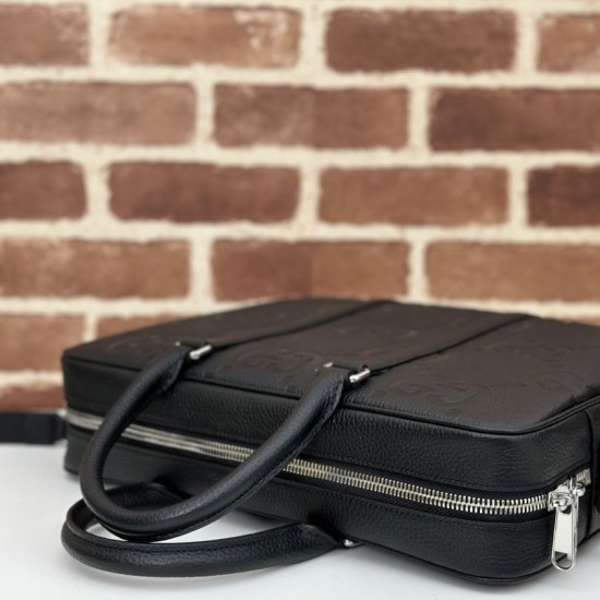 Replica Gucci Jumbo GG briefcase 792264  Black