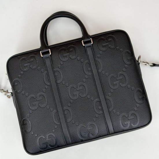 Replica Gucci Jumbo GG briefcase 792264  Black