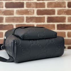 Replica Gucci Medium jumbo GG Men backpack 819065 Black