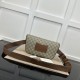Replica Gucci GG Emblem medium belt bag 821162 Brown