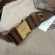 Replica Gucci GG Emblem medium belt bag 821162 Brown