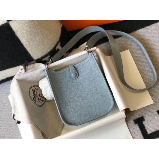 Replica Hermes Evelyne III TPM Mini Bag Blue Clemence Replica Hermes Evelyne III TPM Mini Bag Blue Clemence