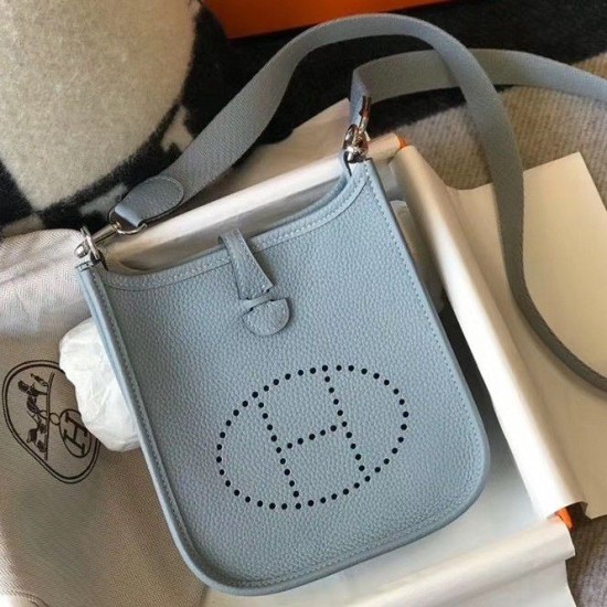 Replica Hermes Evelyne III TPM Mini Bag Blue Clemence Replica Hermes Evelyne III TPM Mini Bag Blue Clemence