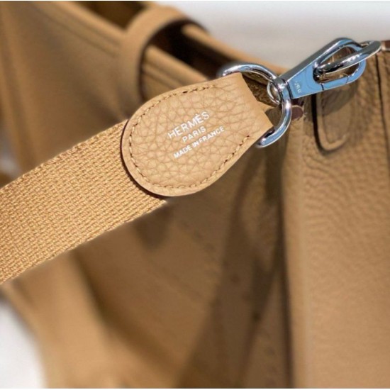 Replica Hermes Evelyne III TPM Mini Bag Brown Clemence Replica Hermes Evelyne III TPM Mini Bag Brown Clemence