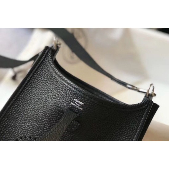 Replica Hermes Evelyne III TPM Mini Bag Black Clemence Replica Hermes Evelyne III TPM Mini Bag Black Clemence