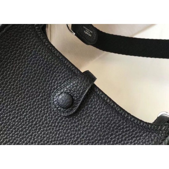 Replica Hermes Evelyne III TPM Mini Bag Black Clemence Replica Hermes Evelyne III TPM Mini Bag Black Clemence