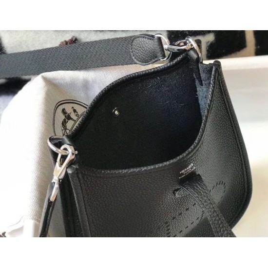 Replica Hermes Evelyne III TPM Mini Bag Black Clemence Replica Hermes Evelyne III TPM Mini Bag Black Clemence