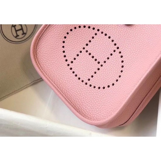 Replica Hermes Evelyne III TPM Mini Bag Pink Clemence Replica Hermes Evelyne III TPM Mini Bag Pink Clemence