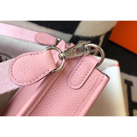 Replica Hermes Evelyne III TPM Mini Bag Pink Clemence Replica Hermes Evelyne III TPM Mini Bag Pink Clemence