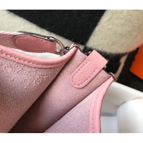 Replica Hermes Evelyne III TPM Mini Bag Pink Clemence Replica Hermes Evelyne III TPM Mini Bag Pink Clemence