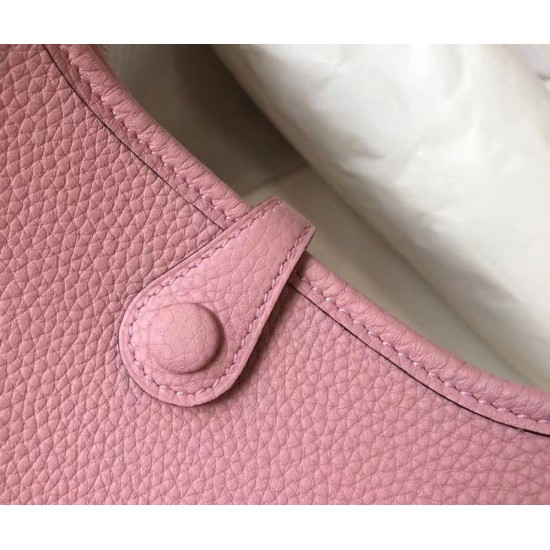 Replica Hermes Evelyne III TPM Mini Bag Pink Clemence Replica Hermes Evelyne III TPM Mini Bag Pink Clemence
