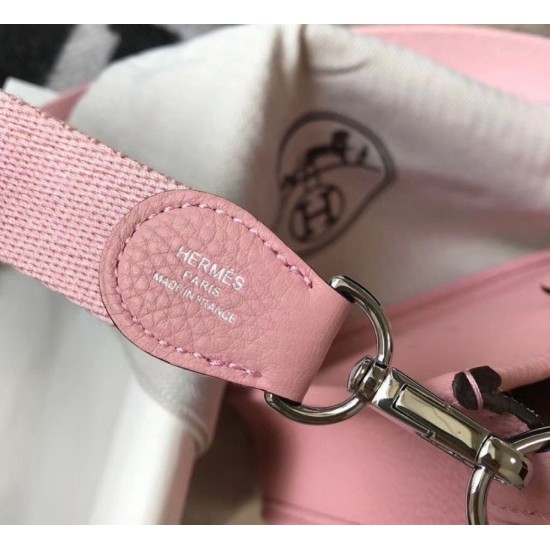 Replica Hermes Evelyne III TPM Mini Bag Pink Clemence Replica Hermes Evelyne III TPM Mini Bag Pink Clemence