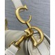 Replica Dior Saddle Bag Dior Oblique denim With Strap Cream Replica Dior Saddle Bag Dior Oblique denim With Strap Cream