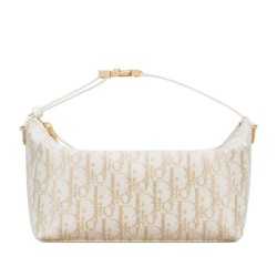 Replica Dior Medium DiorTravel Nomad Pouch Cream