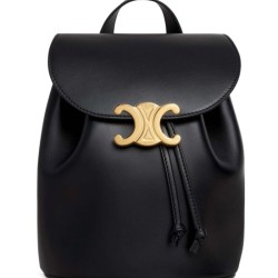 Replica Celine Backpack Celine Bonnie Smooth Calfskin Black