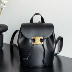 Replica Celine Backpack Celine Bonnie Smooth Calfskin Black