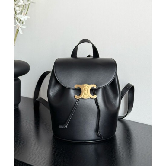 Replica Celine Backpack Celine Bonnie Smooth Calfskin Black