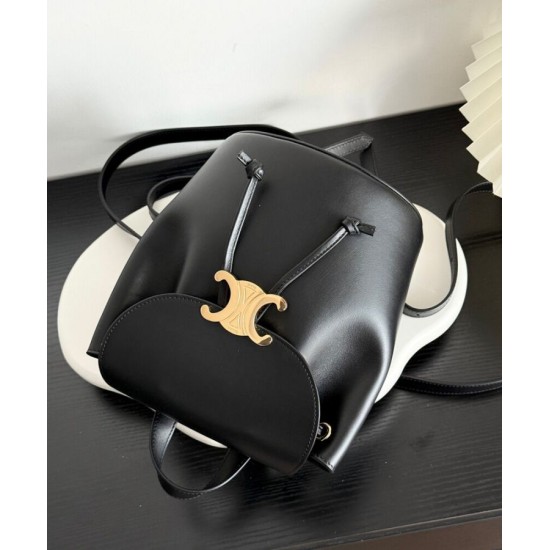 Replica Celine Backpack Celine Bonnie Smooth Calfskin Black