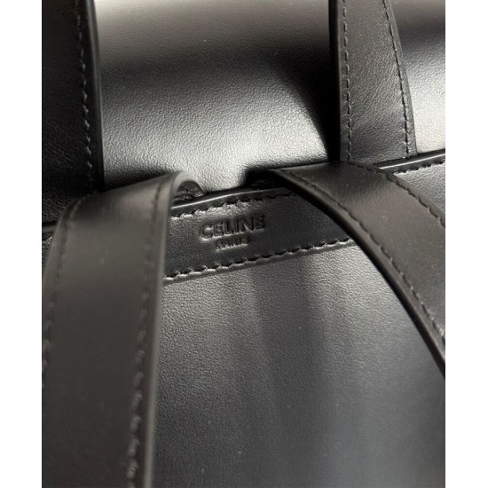 Replica Celine Backpack Celine Bonnie Smooth Calfskin Black