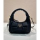Replica Prada Re-Nylon /Nappa Mini-bag With Bow 1BC241 Black Replica Prada Re-Nylon /Nappa Mini-bag With Bow 1BC241 Black