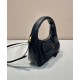 Replica Prada Re-Nylon /Nappa Mini-bag With Bow 1BC241 Black Replica Prada Re-Nylon /Nappa Mini-bag With Bow 1BC241 Black