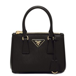 Replica Prada Mini/Medium Galleria Saffiano Bag 1BA906 Black