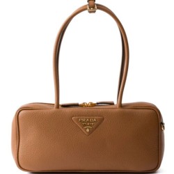 Replica Prada Medium Top-handle Bag 1BB126 Brown