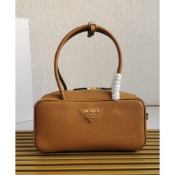 Replica Prada Medium Top-handle Bag 1BB126 Brown