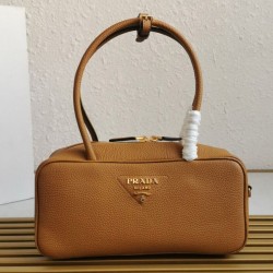 Replica Prada Medium Top-handle Bag 1BB126 Brown
