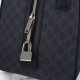 Replica Gucci Men GG Supreme Duffle Bag 792074 Black