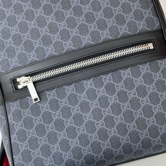 Replica Gucci GG Supreme Men backpack 792123 Black