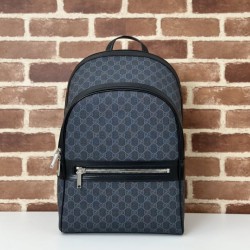 Replica Gucci GG Supreme Men backpack 792123 Black