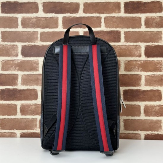 Replica Gucci GG Supreme Men backpack 792123 Black