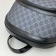 Replica Gucci GG Supreme Men backpack 792123 Black