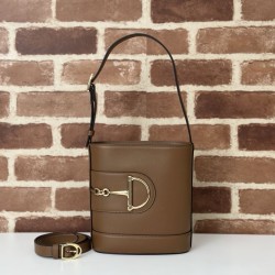 Fake Gucci 73 mini Best Replica bucket bag 833665 Brown