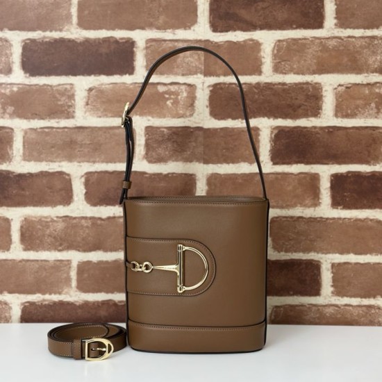 Fake Gucci 73 mini Best Replica bucket bag 833665 Brown