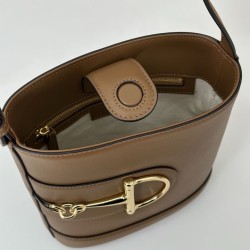 Fake Gucci 73 mini Best Replica bucket bag 833665 Brown