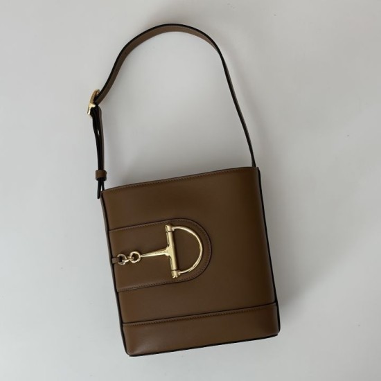 Fake Gucci 73 mini Best Replica bucket bag 833665 Brown