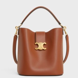 Replica Celine Small/Medium Bucket Louise Tan Smooth Calfskin