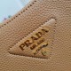Replica Prada Shoulder Bag Grained Brown Replica Prada Shoulder Bag Grained Brown