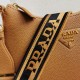 Replica Prada Shoulder Bag Grained Brown Replica Prada Shoulder Bag Grained Brown