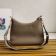 Replica Prada Shoulder Bag Grained Gray Replica Prada Shoulder Bag Grained Gray