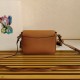 Replica Prada Flap Small Shoulder Bag Grained Brown Replica Prada Flap Small Shoulder Bag Grained Brown