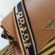 Replica Prada Flap Small Shoulder Bag Grained Brown Replica Prada Flap Small Shoulder Bag Grained Brown