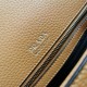 Replica Prada Flap Small Shoulder Bag Grained Brown Replica Prada Flap Small Shoulder Bag Grained Brown