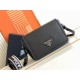 Replica Prada Flap Small Shoulder Bag Grained Black Replica Prada Flap Small Shoulder Bag Grained Black