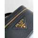 Replica Prada Mini Vanity Bag Grained Black Replica Prada Mini Vanity Bag Grained Black