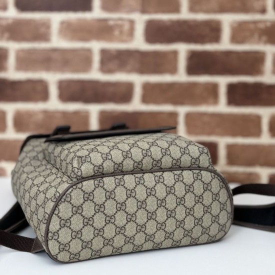 Replica Gucci Men Ophidia small backpack 792114 Brown Replica Gucci Men Ophidia small backpack 792114 Brown