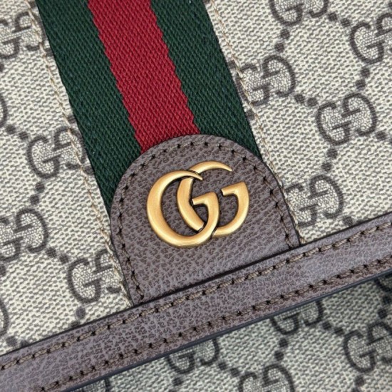 Replica Gucci Men Ophidia small backpack 792114 Brown Replica Gucci Men Ophidia small backpack 792114 Brown